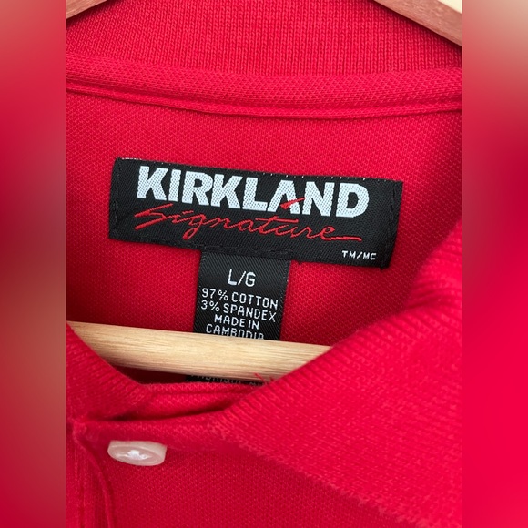 NWT - Kirkland Signature Men’s Cotton Polo L - Picture 5 of 6